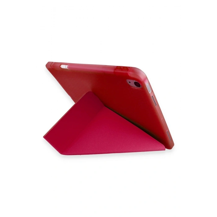 Xiaomi Pad 6 Kılıf Kalemlikli Mars Tablet Kılıfı - Kırmızı