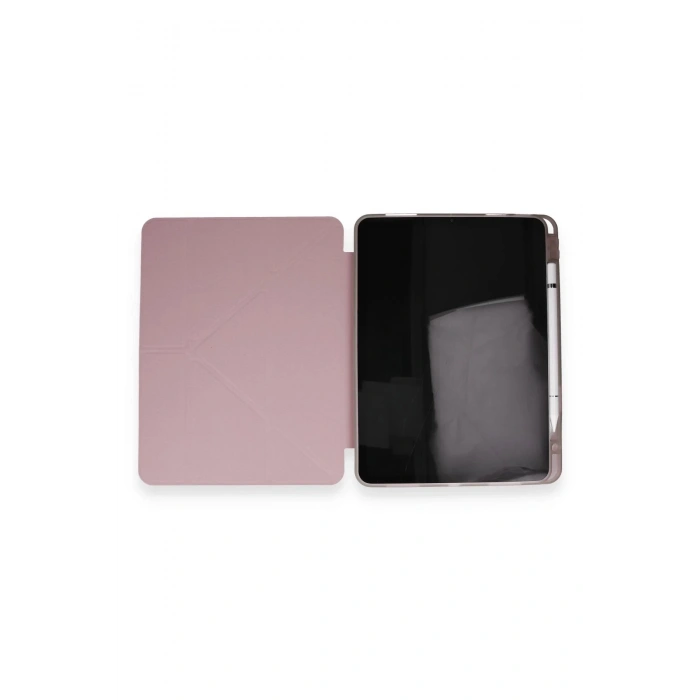 Xiaomi Pad 6 Kılıf Kalemlikli Mars Tablet Kılıfı - Rose Gold