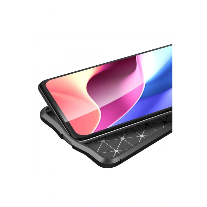 Xiaomi Poco F3 Kılıf Auto Focus Kapak - Siyah