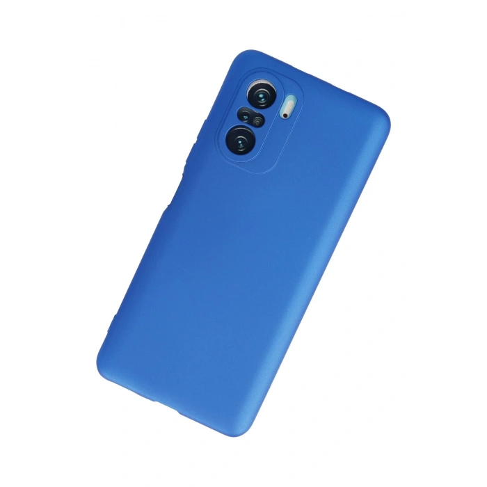 Xiaomi Poco F3 Kılıf First Silikon - Mavi