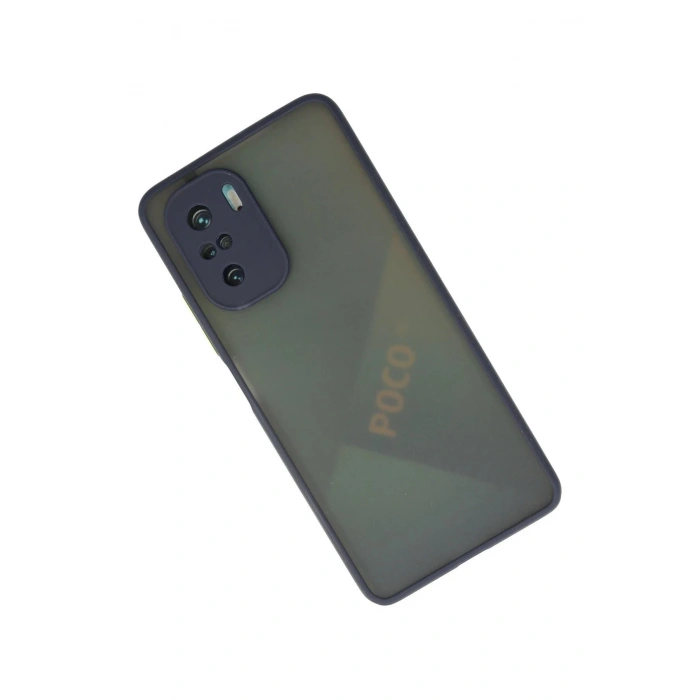 Xiaomi Poco F3 Kılıf Montreal Silikon Kapak - Lacivert
