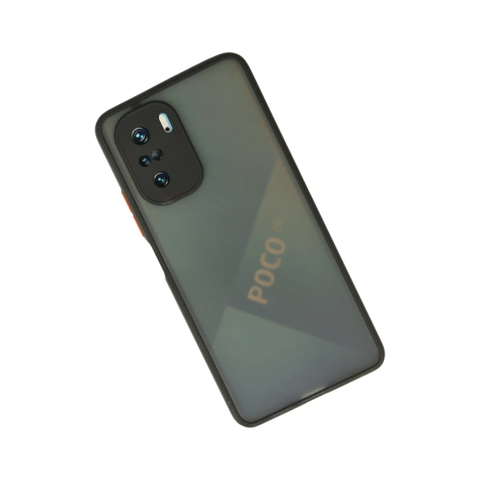 Xiaomi Poco F3 Kılıf Montreal Silikon Kapak - Siyah