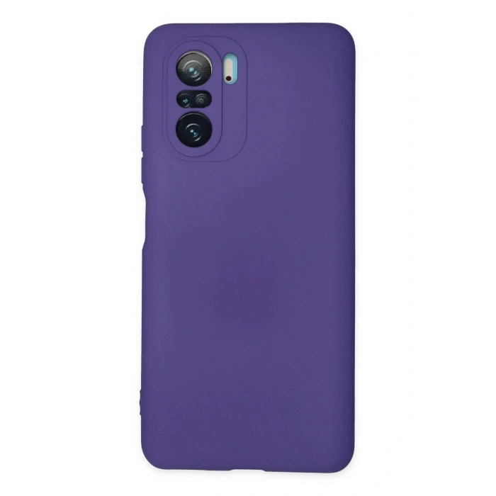 Xiaomi Poco F3 Kılıf Nano içi Kadife Silikon - Mor