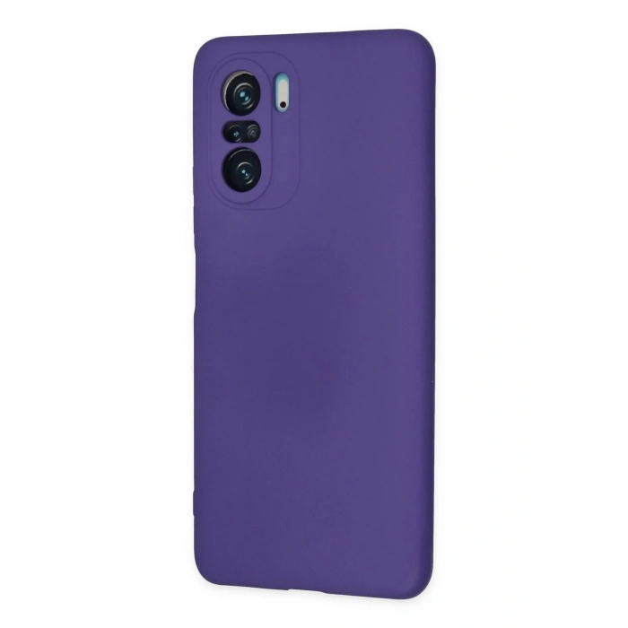 Xiaomi Poco F3 Kılıf Nano içi Kadife Silikon - Mor