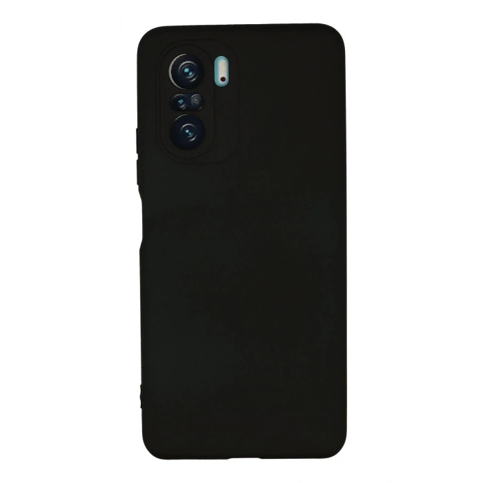 Xiaomi Poco F3 Kılıf Nano içi Kadife Silikon - Siyah