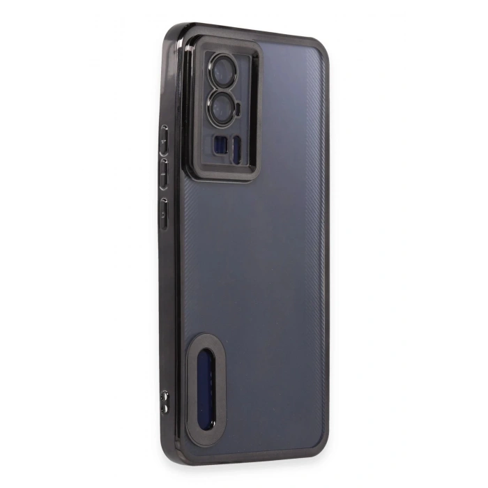 Xiaomi Poco F5 Pro Kılıf Slot Silikon - Siyah