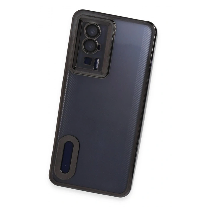 Xiaomi Poco F5 Pro Kılıf Slot Silikon - Siyah
