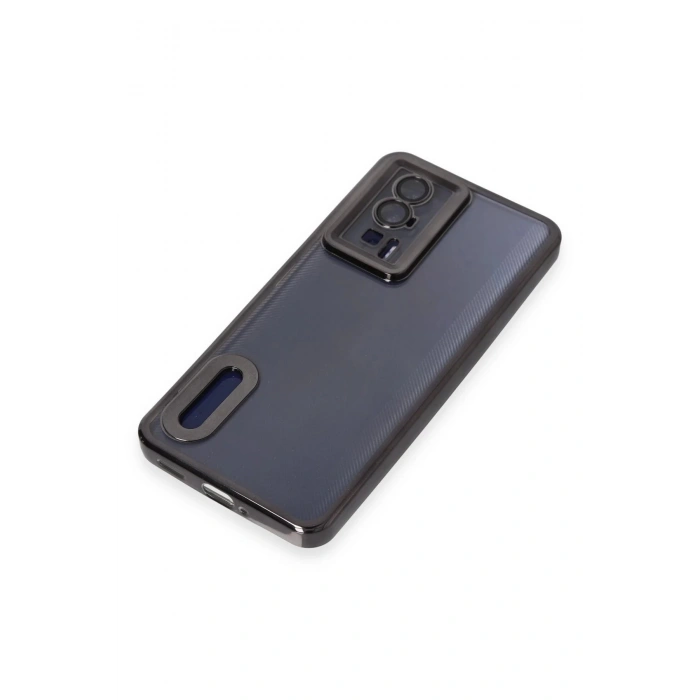 Xiaomi Poco F5 Pro Kılıf Slot Silikon - Siyah