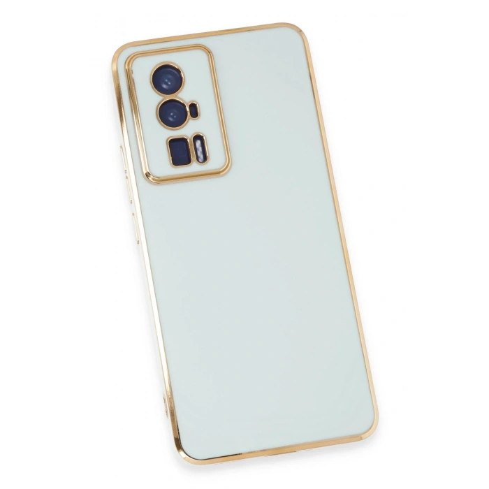 Xiaomi Poco F5 Pro Kılıf Volet Silikon - Açık Yeşil
