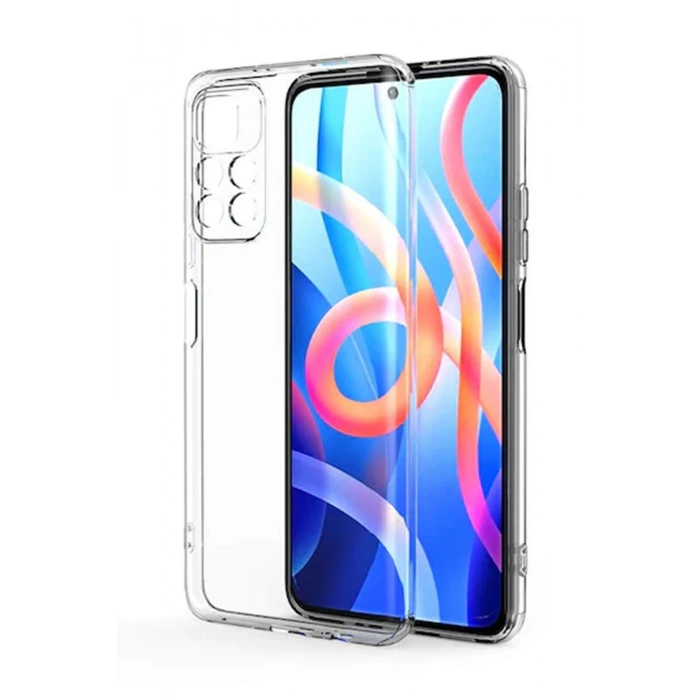 Xiaomi Poco M4 Pro 4G Kılıf Lüx Şeffaf Silikon