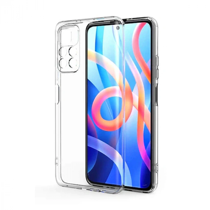 Xiaomi Poco M4 Pro 4G Kılıf Lüx Şeffaf Silikon