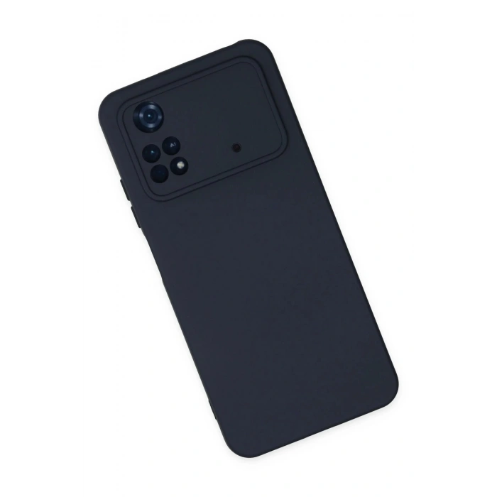 Xiaomi Poco M4 Pro 4G Kılıf Nano içi Kadife Silikon - Lacivert