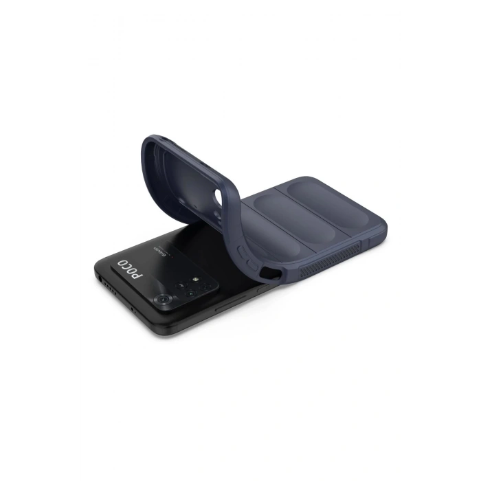 Xiaomi Poco M4 Pro 4G Kılıf Optimum Silikon - Lacivert