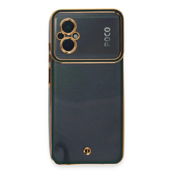 Xiaomi Poco M5 Kılıf Liva Lens Silikon - Yeşil
