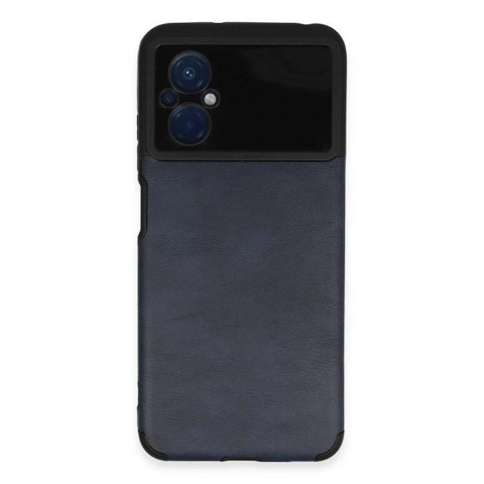 Xiaomi Poco M5 Kılıf Loop Deri Silikon - Lacivert