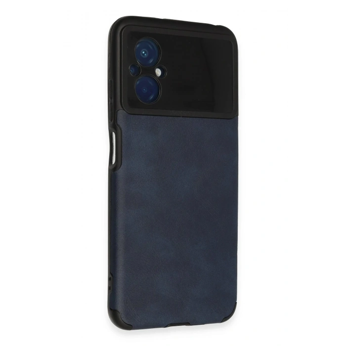 Xiaomi Poco M5 Kılıf Loop Deri Silikon - Lacivert