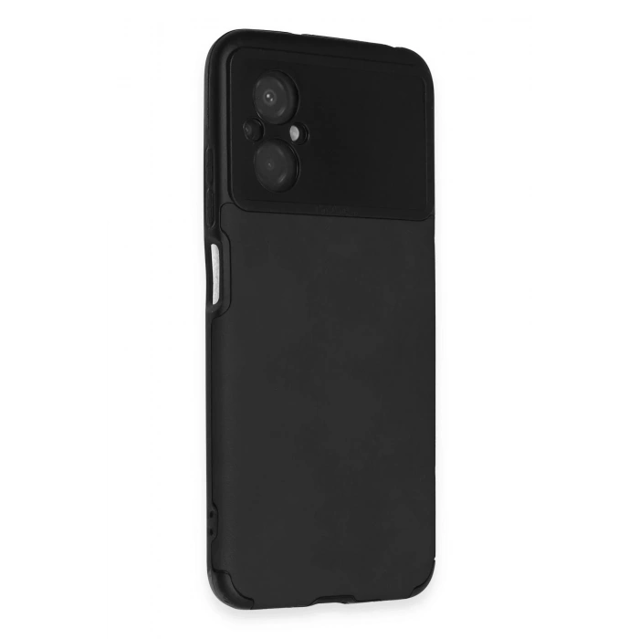 Xiaomi Poco M5 Kılıf Loop Deri Silikon - Siyah