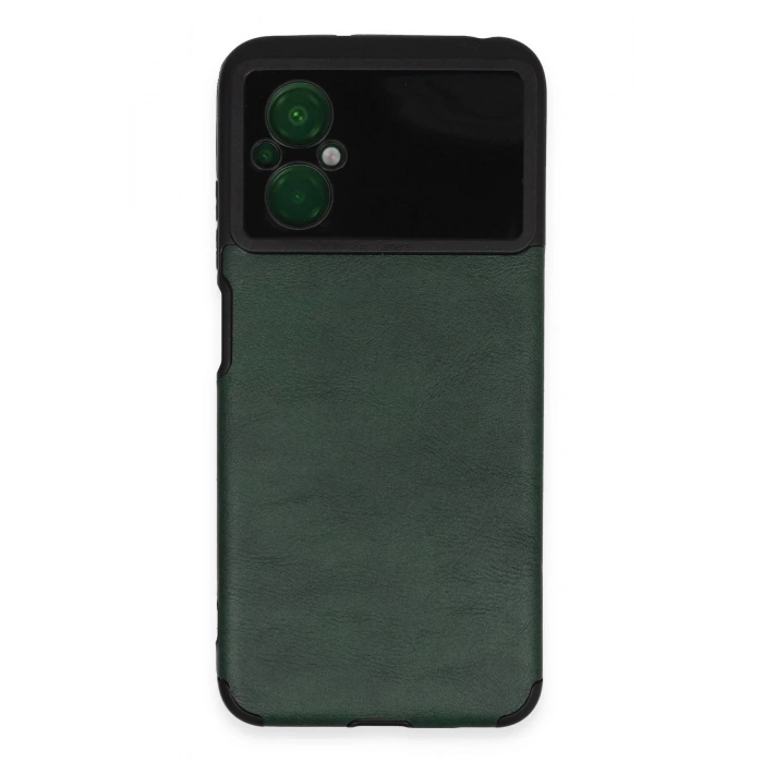 Xiaomi Poco M5 Kılıf Loop Deri Silikon - Yeşil