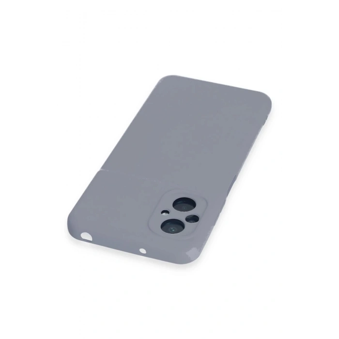 Xiaomi Poco M5 Kılıf Nano içi Kadife Silikon - Gri