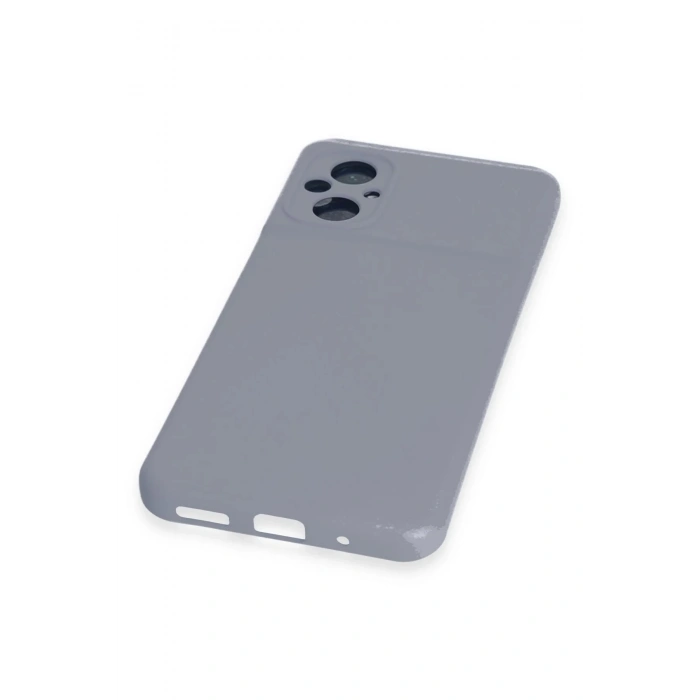 Xiaomi Poco M5 Kılıf Nano içi Kadife Silikon - Gri