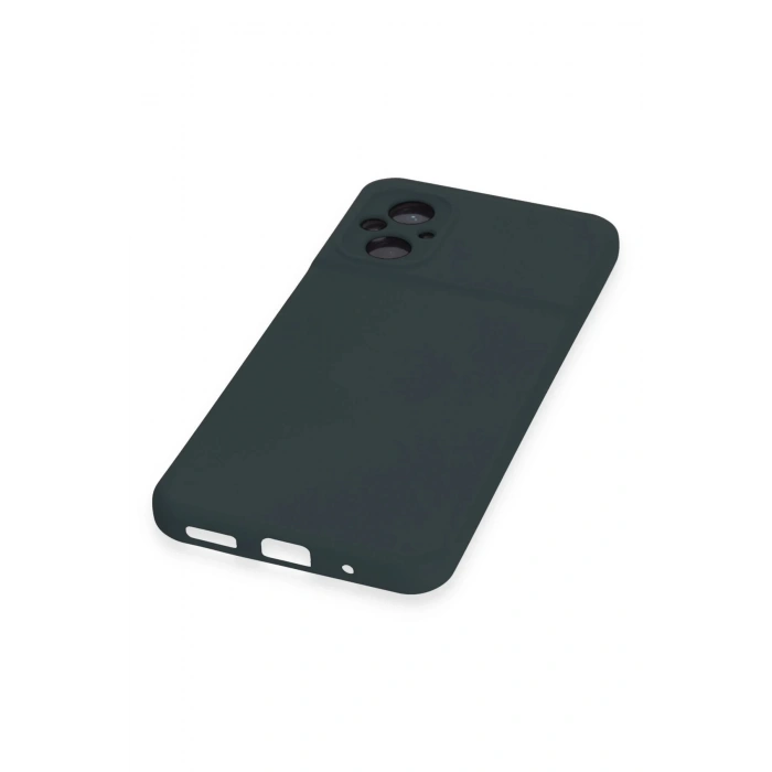 Xiaomi Poco M5 Kılıf Nano içi Kadife Silikon - Koyu Yeşil