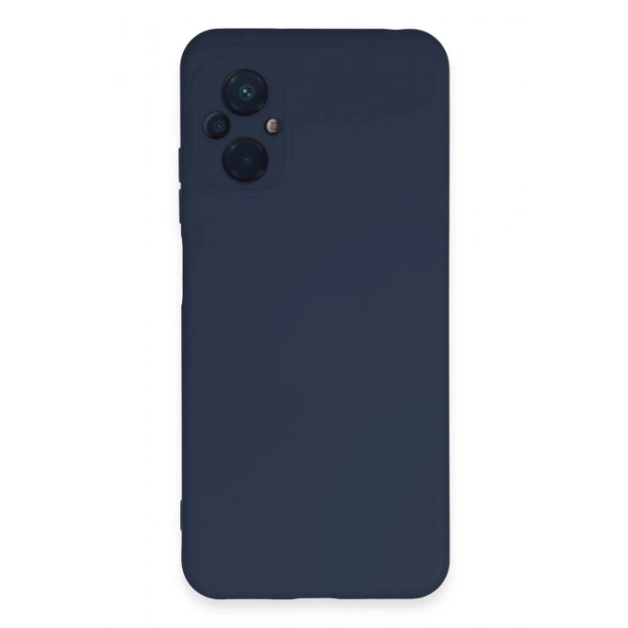 Xiaomi Poco M5 Kılıf Nano içi Kadife Silikon - Lacivert