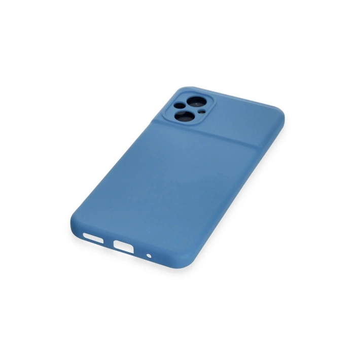 Xiaomi Poco M5 Kılıf Nano içi Kadife Silikon - Mavi