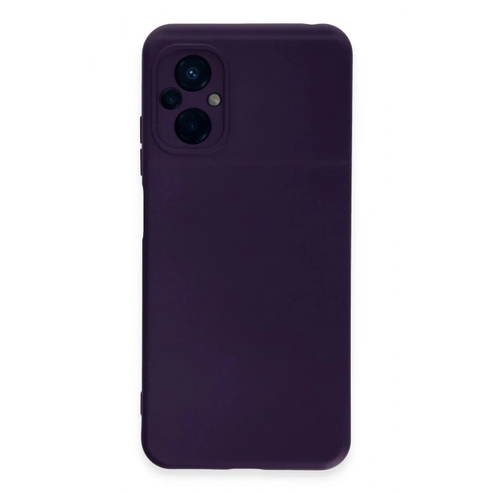 Xiaomi Poco M5 Kılıf Nano içi Kadife Silikon - Mor