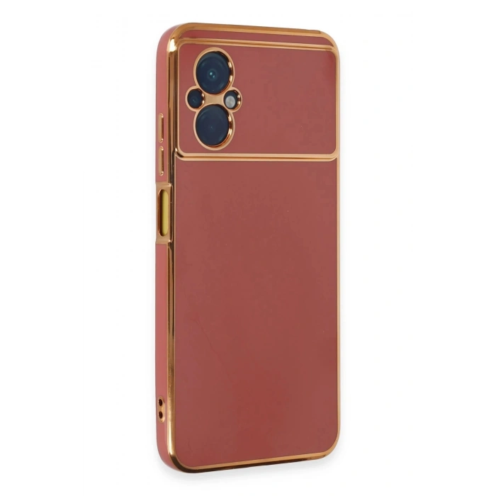 Xiaomi Poco M5 Kılıf Volet Silikon - Kırmızı