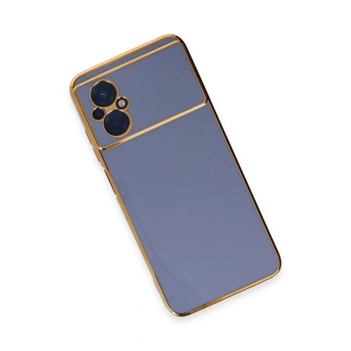 Xiaomi Poco M5 Kılıf Volet Silikon - Mavi