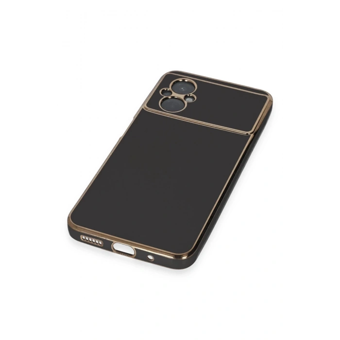 Xiaomi Poco M5 Kılıf Volet Silikon - Siyah