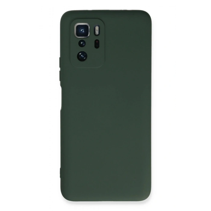 Xiaomi Poco X3 GT Kılıf Nano içi Kadife Silikon - Koyu Yeşil
