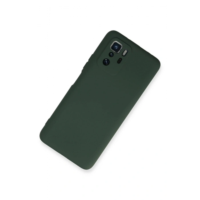 Xiaomi Poco X3 GT Kılıf Nano içi Kadife Silikon - Koyu Yeşil