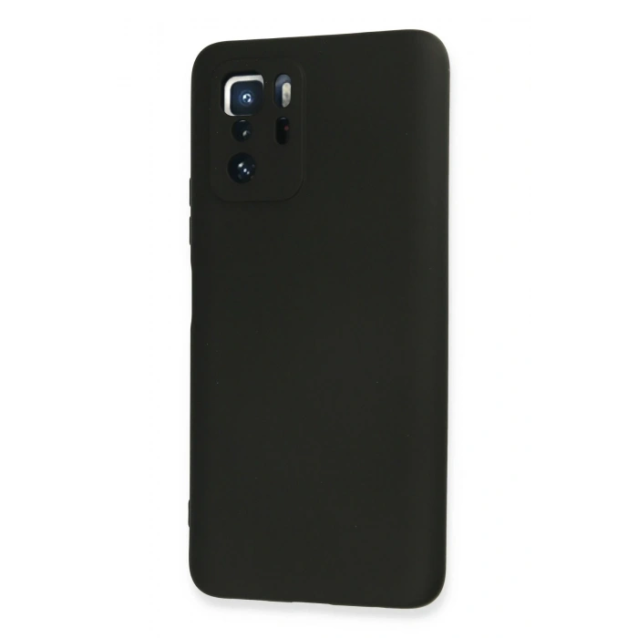 Xiaomi Poco X3 GT Kılıf Nano içi Kadife Silikon - Siyah