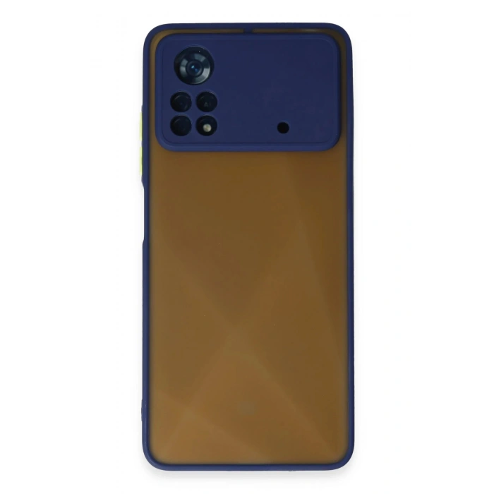 Xiaomi Poco X4 Pro 5G Kılıf Montreal Silikon Kapak - Lacivert