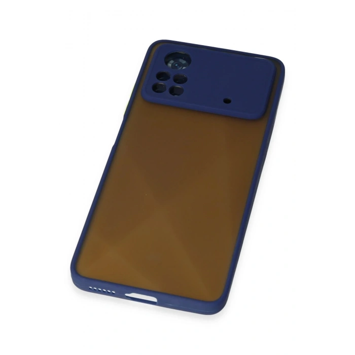 Xiaomi Poco X4 Pro 5G Kılıf Montreal Silikon Kapak - Lacivert