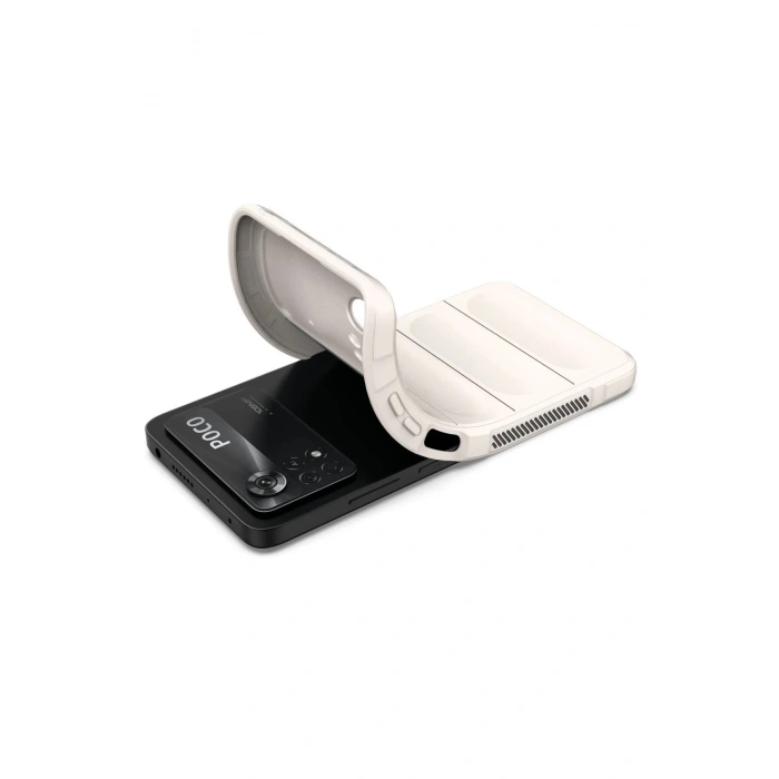 Xiaomi Poco X4 Pro 5G Kılıf Optimum Silikon - Krem