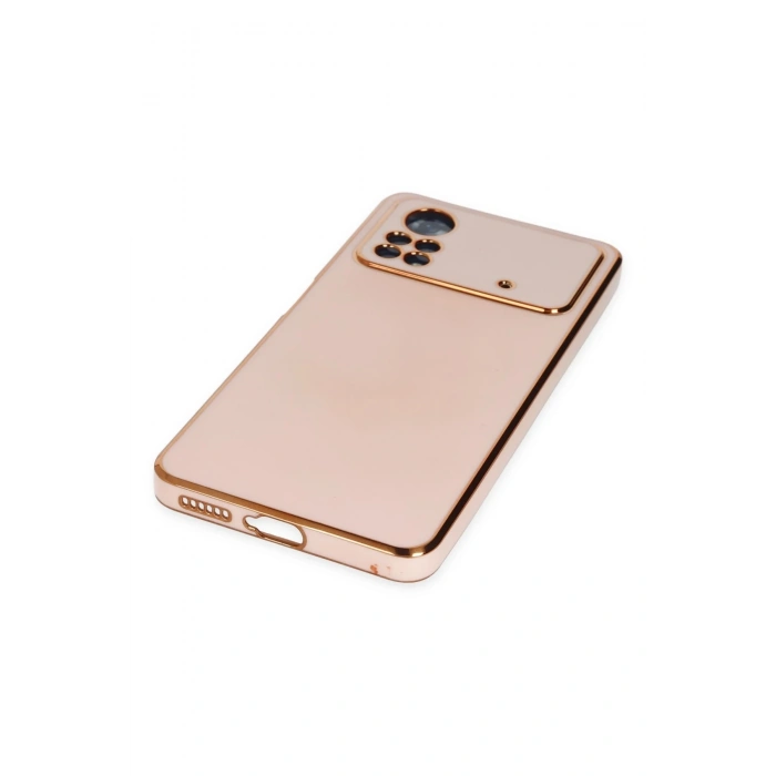 Xiaomi Poco X4 Pro 5G Kılıf Volet Silikon - Pembe