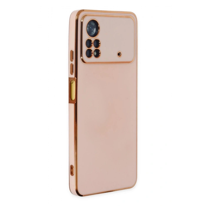 Xiaomi Poco X4 Pro 5G Kılıf Volet Silikon - Pembe