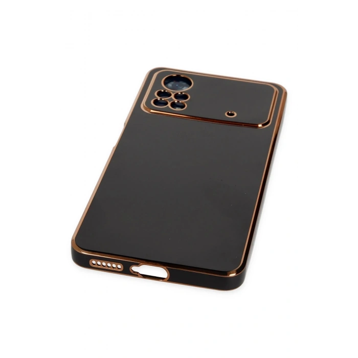 Xiaomi Poco X4 Pro 5G Kılıf Volet Silikon - Siyah