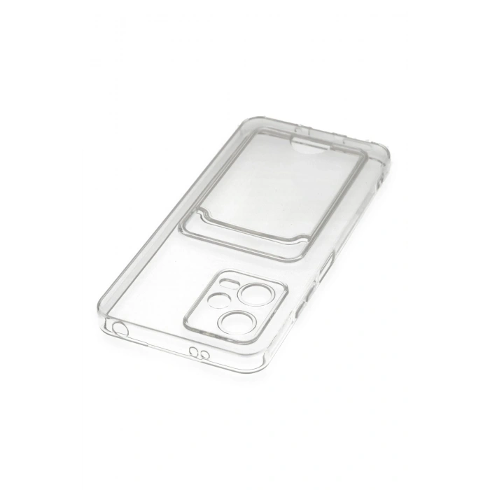 Xiaomi Poco X5 5G Kılıf Kart Şeffaf Silikon - Şeffaf