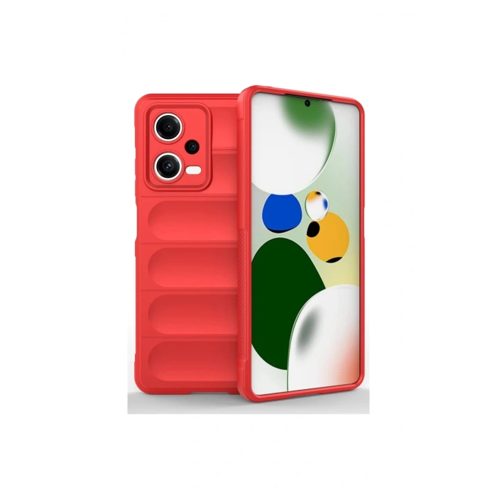 Xiaomi Poco X5 5G Kılıf Optimum Silikon - Kırmızı