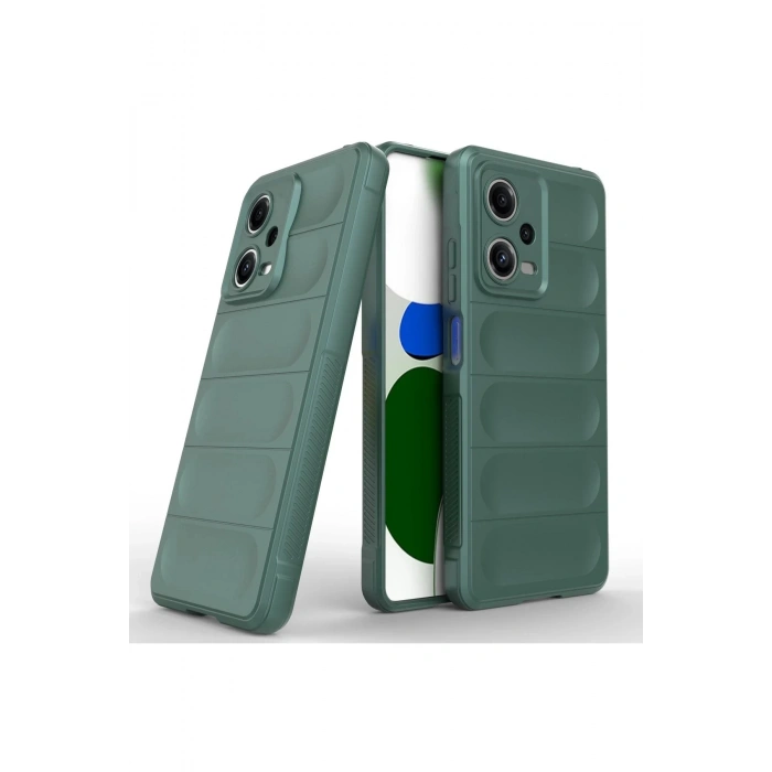 Xiaomi Poco X5 5G Kılıf Optimum Silikon - Koyu Yeşil