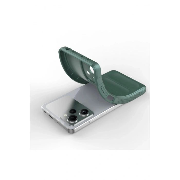 Xiaomi Poco X5 5G Kılıf Optimum Silikon - Koyu Yeşil