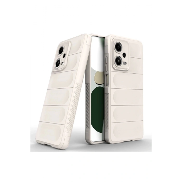 Xiaomi Poco X5 5G Kılıf Optimum Silikon - Krem