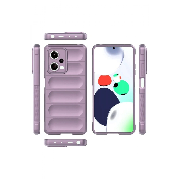 Xiaomi Poco X5 5G Kılıf Optimum Silikon - Mor