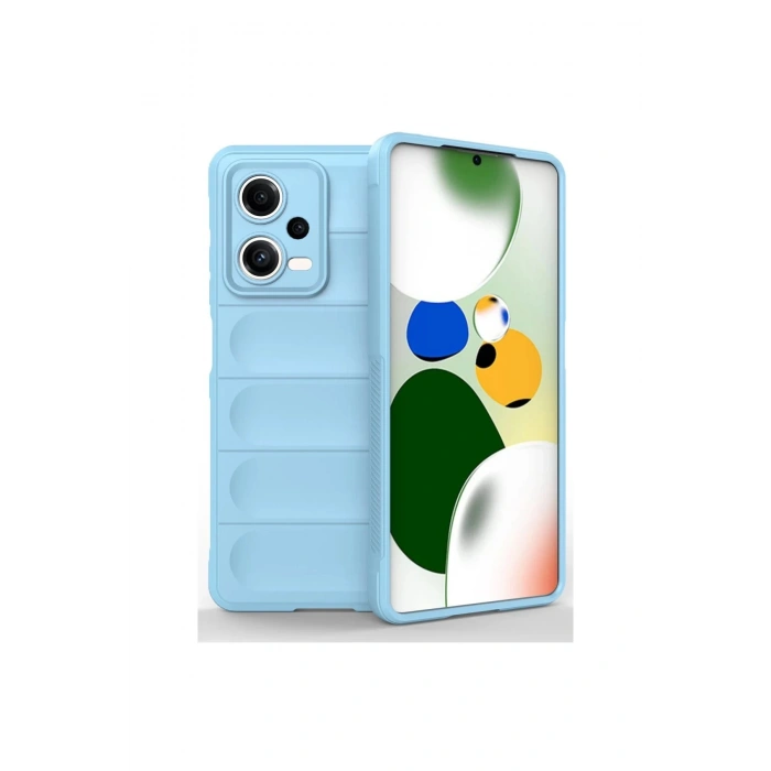 Xiaomi Poco X5 5G Kılıf Optimum Silikon - Sky Blue
