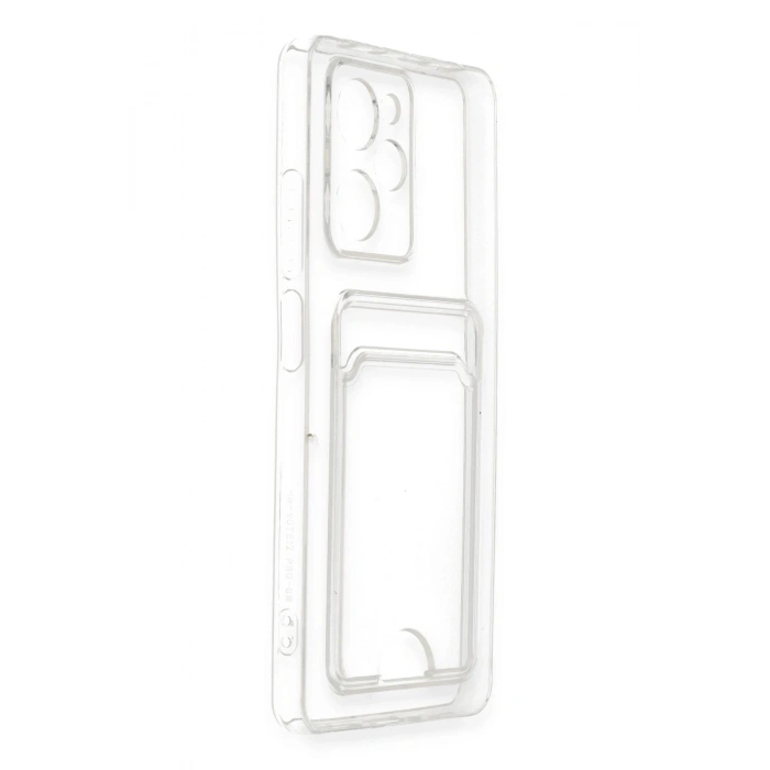 Xiaomi Poco X5 Pro 5G Kılıf Kart Şeffaf Silikon - Şeffaf