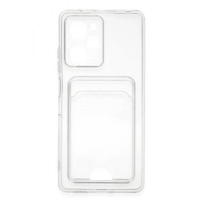 Xiaomi Poco X5 Pro 5G Kılıf Kart Şeffaf Silikon - Şeffaf