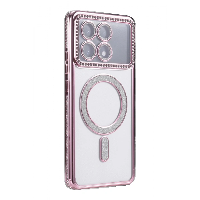 Xiaomi Poco X6 Pro Joke Simli Magneticsafe Kılıf - Pembe